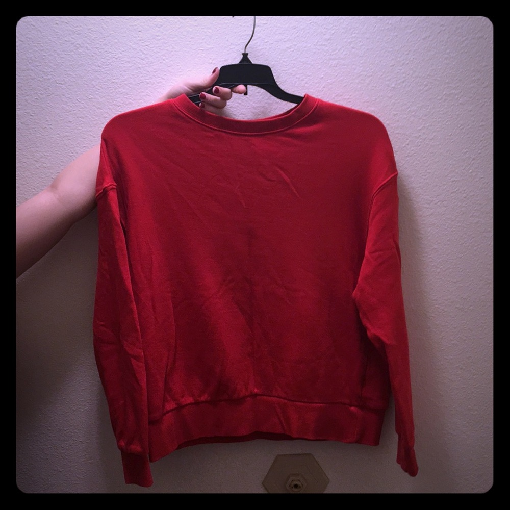 Red sweater